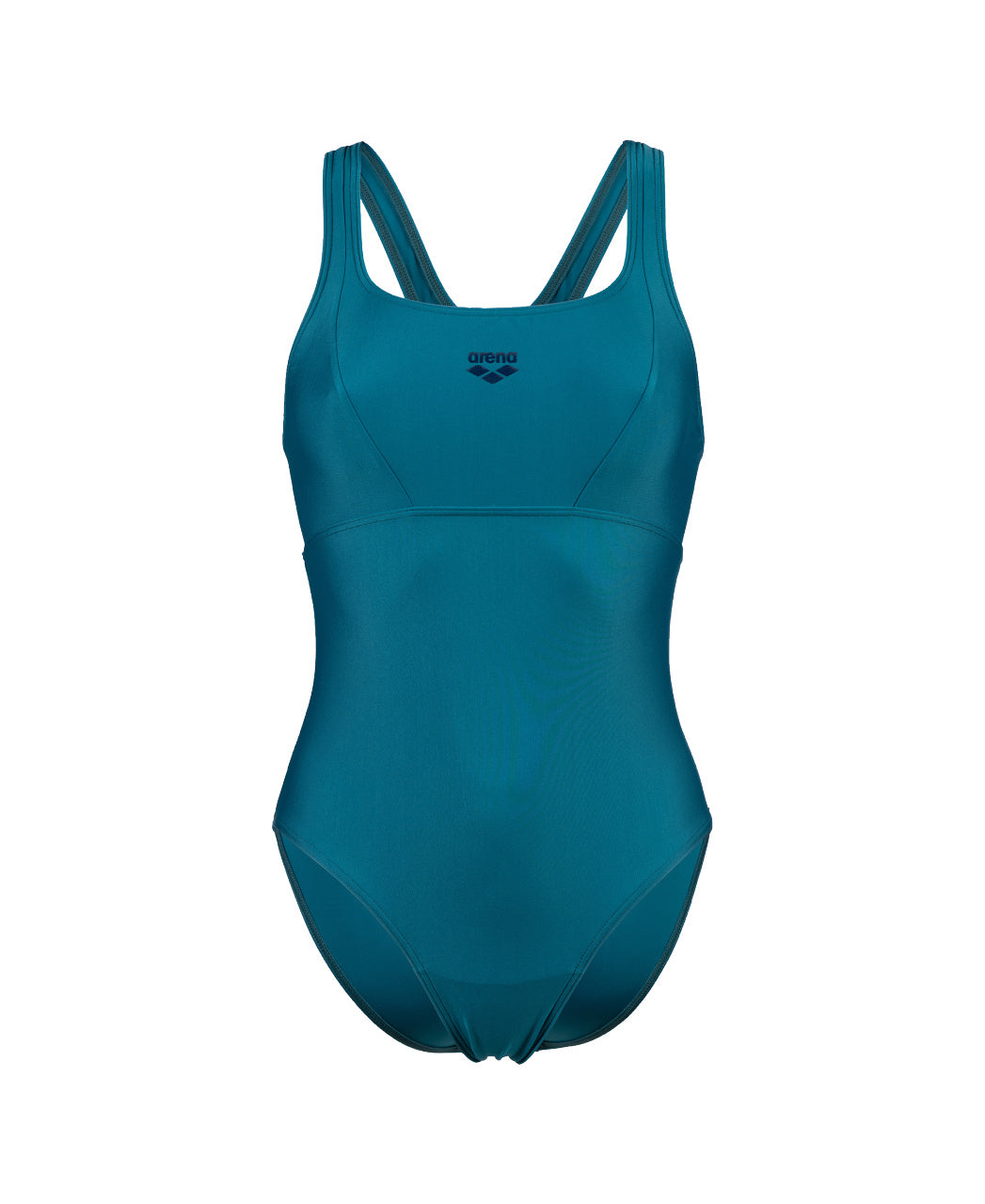 W Solid Swimsuit Control Pro Back B deepteal