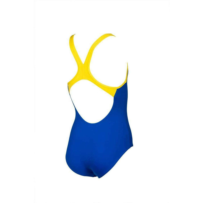 Arena G Biglogo Jr Swim Pro Back One Piece Blauw - Geel