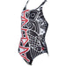 Arena G Maneki Jr V Back One Piece black-red