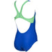 Arena Spotlight Junior Swim Pro Back One Piece Gevoerd Blauw - Groen