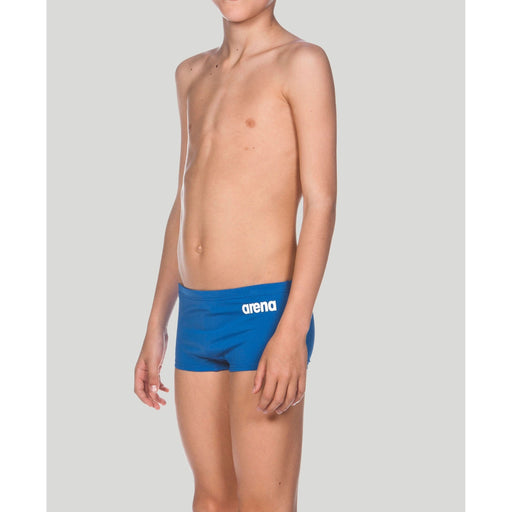 B Solid Squared Short Jr royal/white