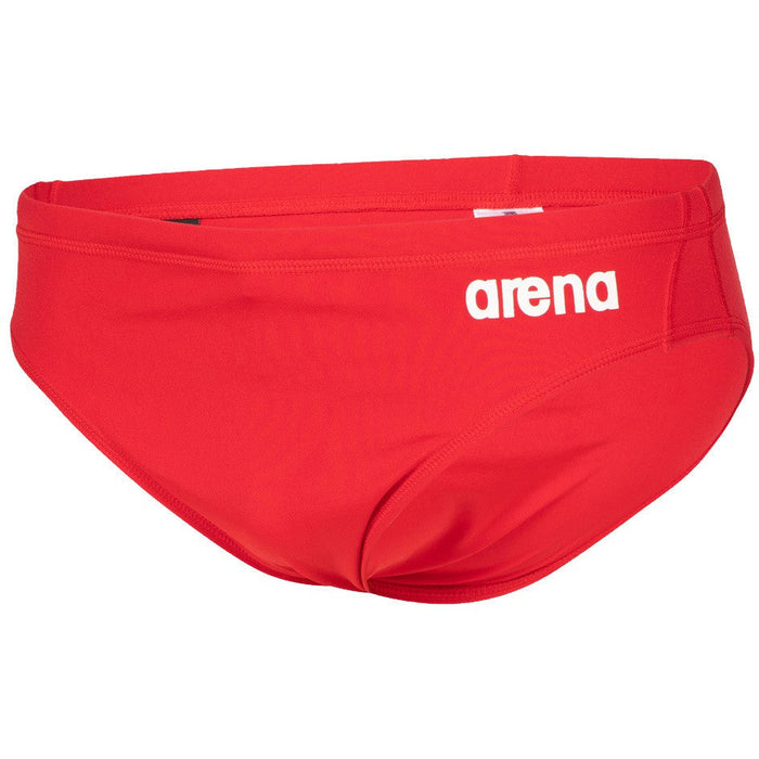 B Team Swim Briefs Solid red-white