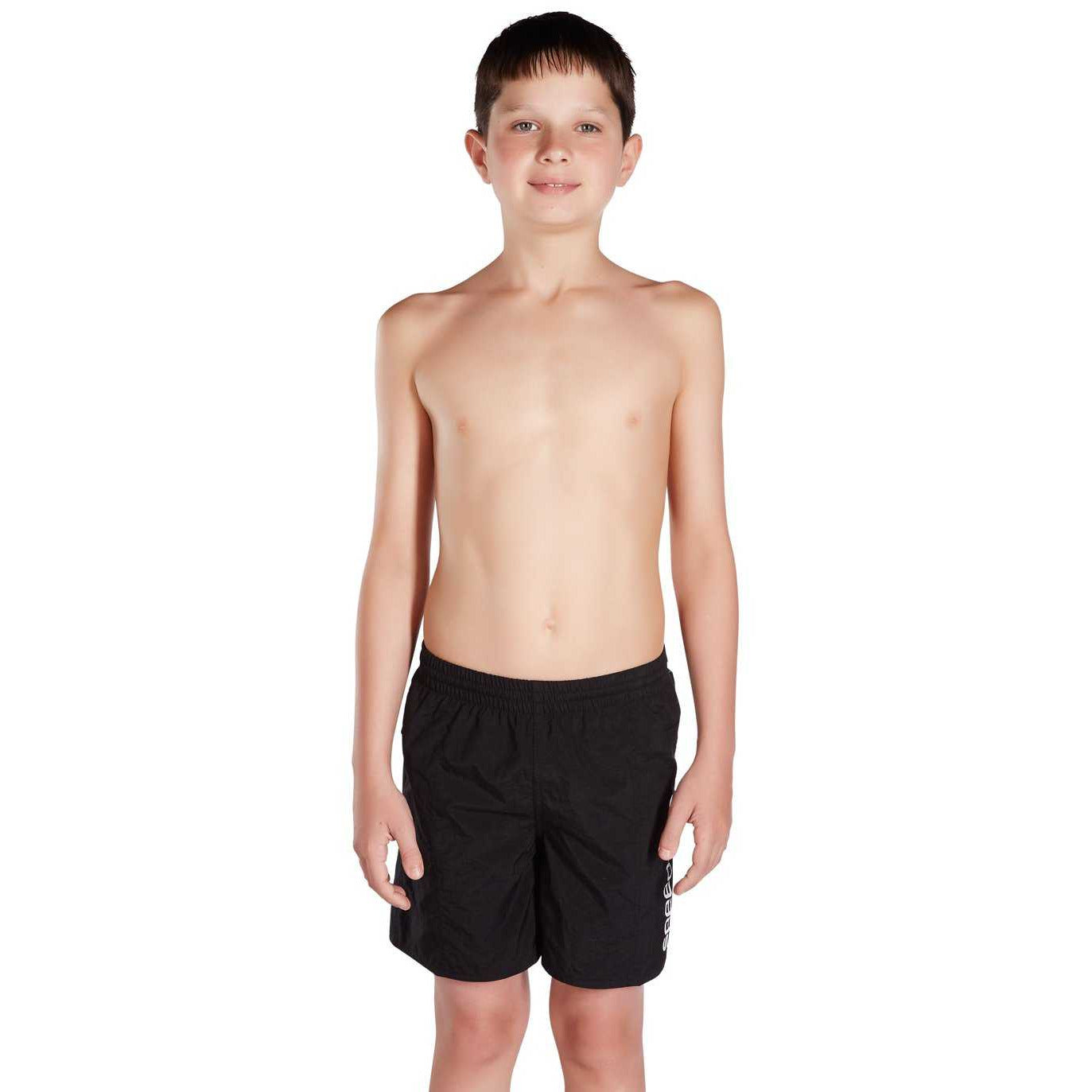 Boys short Challenge 15" Zwart - Wit