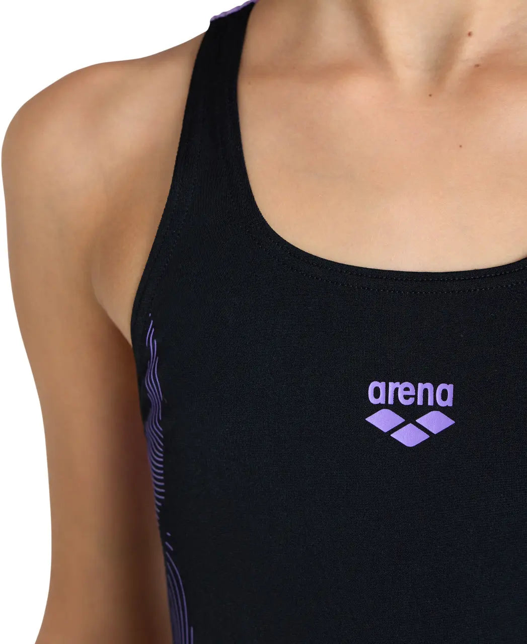 G Swimsuit Swim Pro Back Graphic black-lavanda Arena