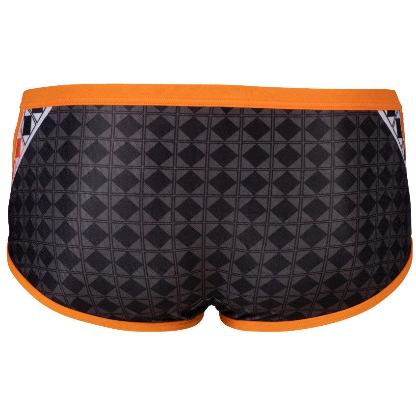 M 50Th Swim Low Waist Short black-multi-nespola