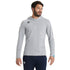 Team Hooded Long Sleeve T-Shirt Panel heather-grey