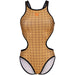 W 50Th Gold Swimsuit Tech One Back gold-multi-black