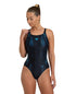 W Imprint Swimsuit U Back B black Arena