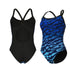 W Surfs Up Swimsuit Lightdrop Back black-black multi