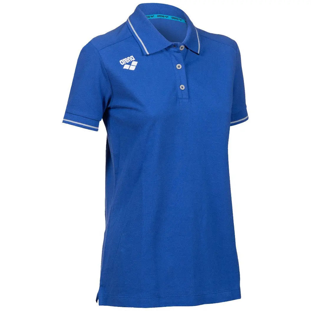 W Team Poloshirt Solid Cotton royal