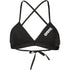 W Team Swim Top Tie Back Solid black-white