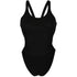 W Team Swimsuit Swim Tech Solid black-white