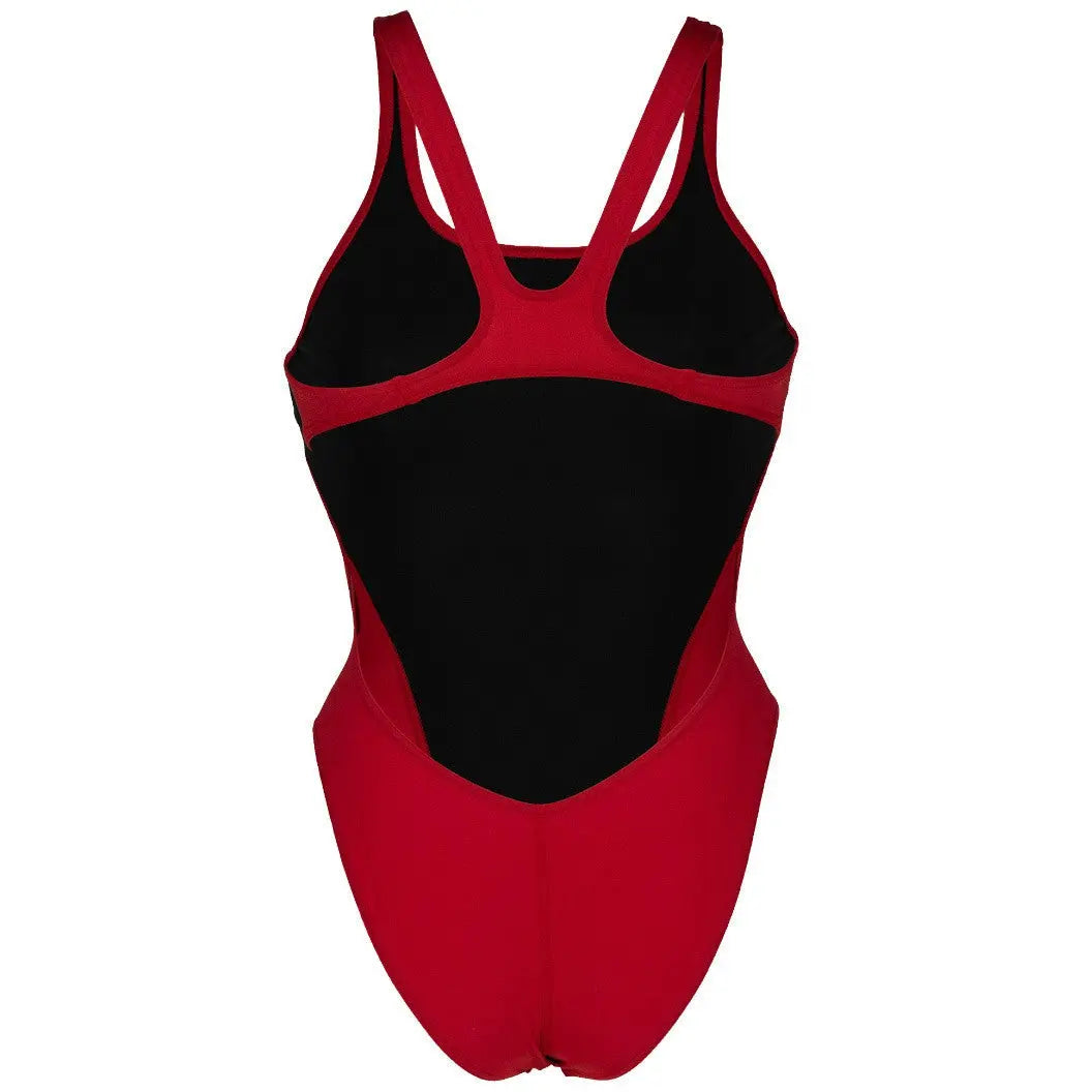 W Team Swimsuit Swim Tech Solid red-white