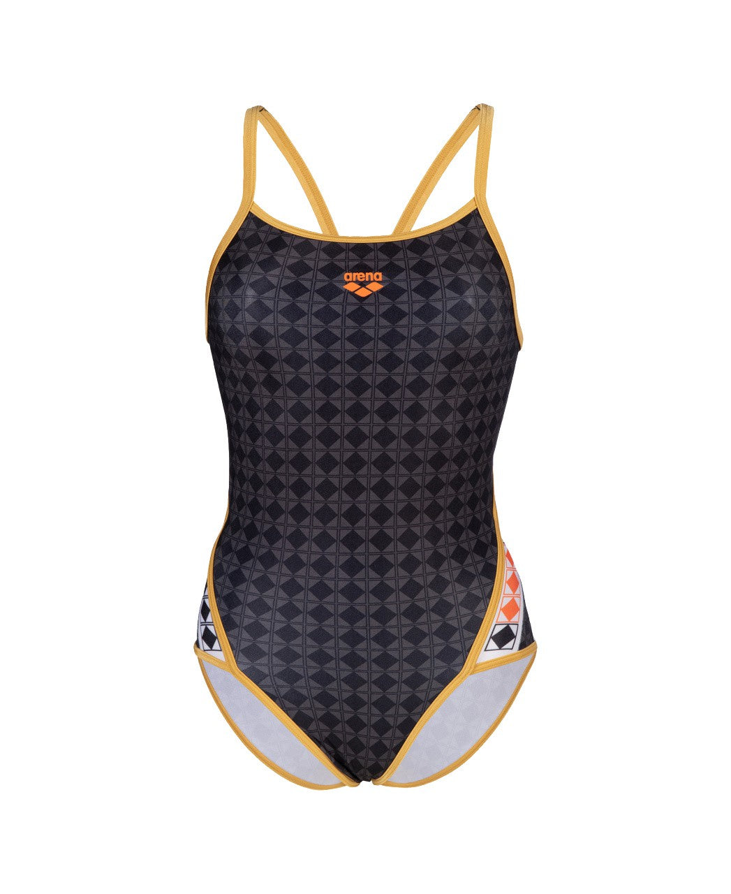 W 50Th Swimsuit Super Fly Back black-multi-gold