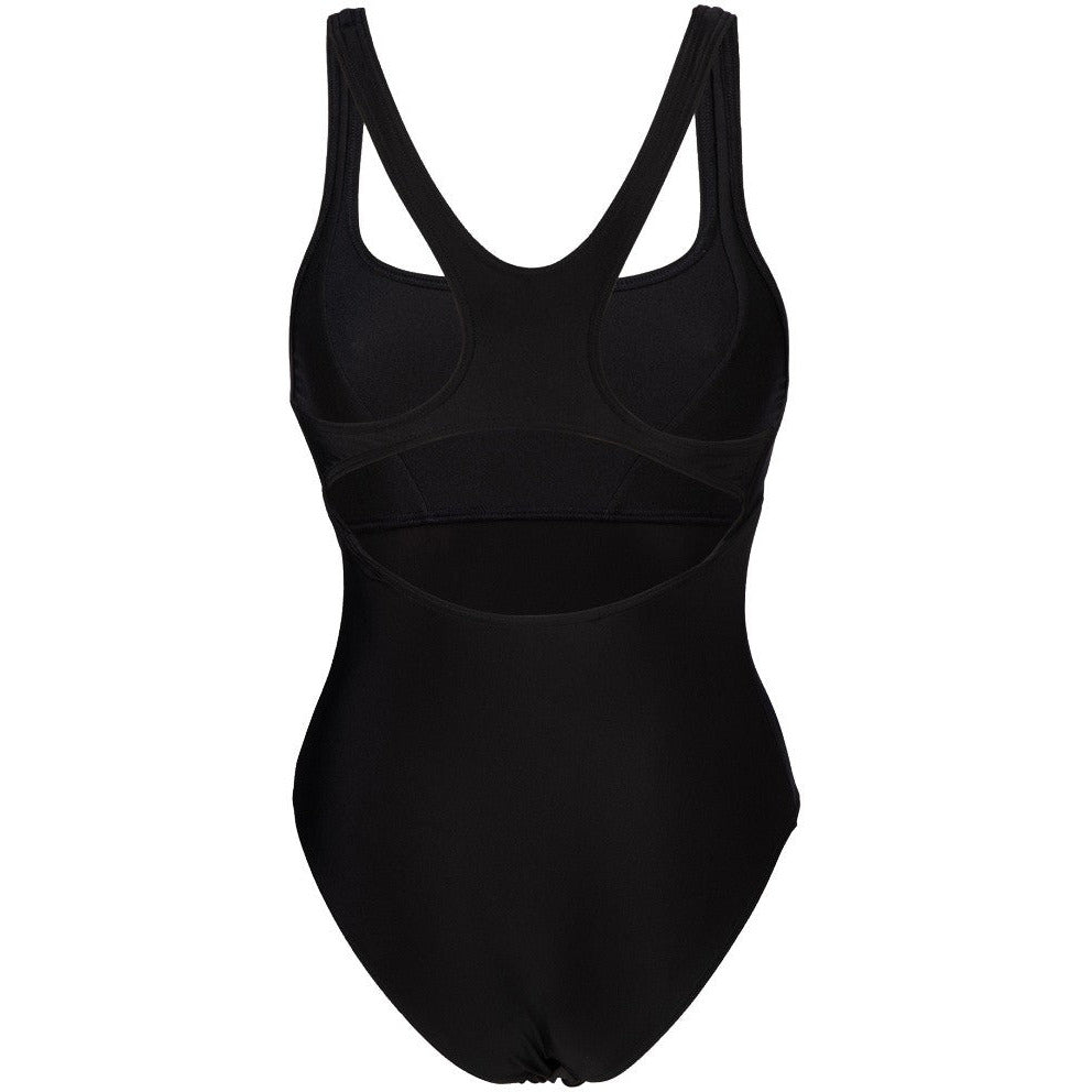 W Solid Swimsuit Control Pro Back B black